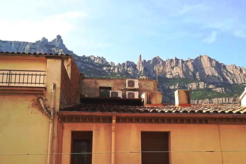 Piso Con Desayuno Incluido Y Vistas A La Montana. Daire Monistrol de Montserrat Dış mekan fotoğraf