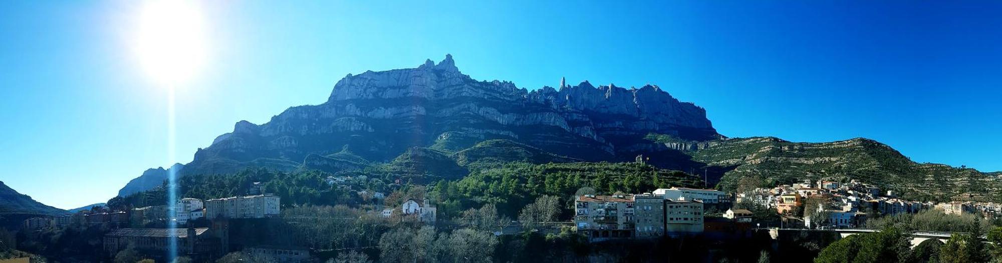 Piso Con Desayuno Incluido Y Vistas A La Montana. Daire Monistrol de Montserrat Dış mekan fotoğraf